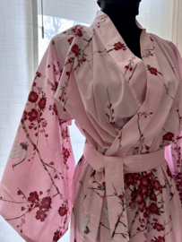 Kimono Katoen " Roze Kersenbloesem"