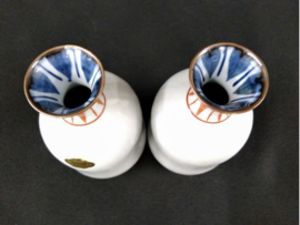 Saké set " Arita porselein" in houten kado kistje