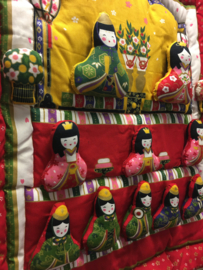 Unieke "Hina Matsuri Festival"  Wanddecoratie/kussen