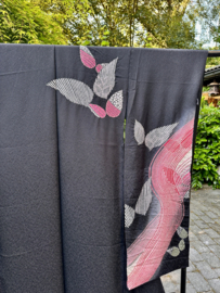 Zijden Kimono " Flying Butterflies "