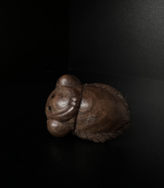 Verfijnd gesneden netsuké uit Buxushout