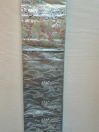 Zijden obi ( orginele centuur voor Geisha's) " Flying Cranes"