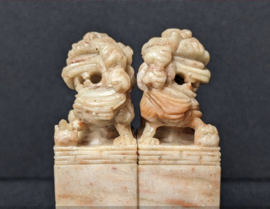 2 Antieke stempels Shoushan steen