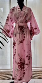 Kimono Katoen " Roze Kersenbloesem"