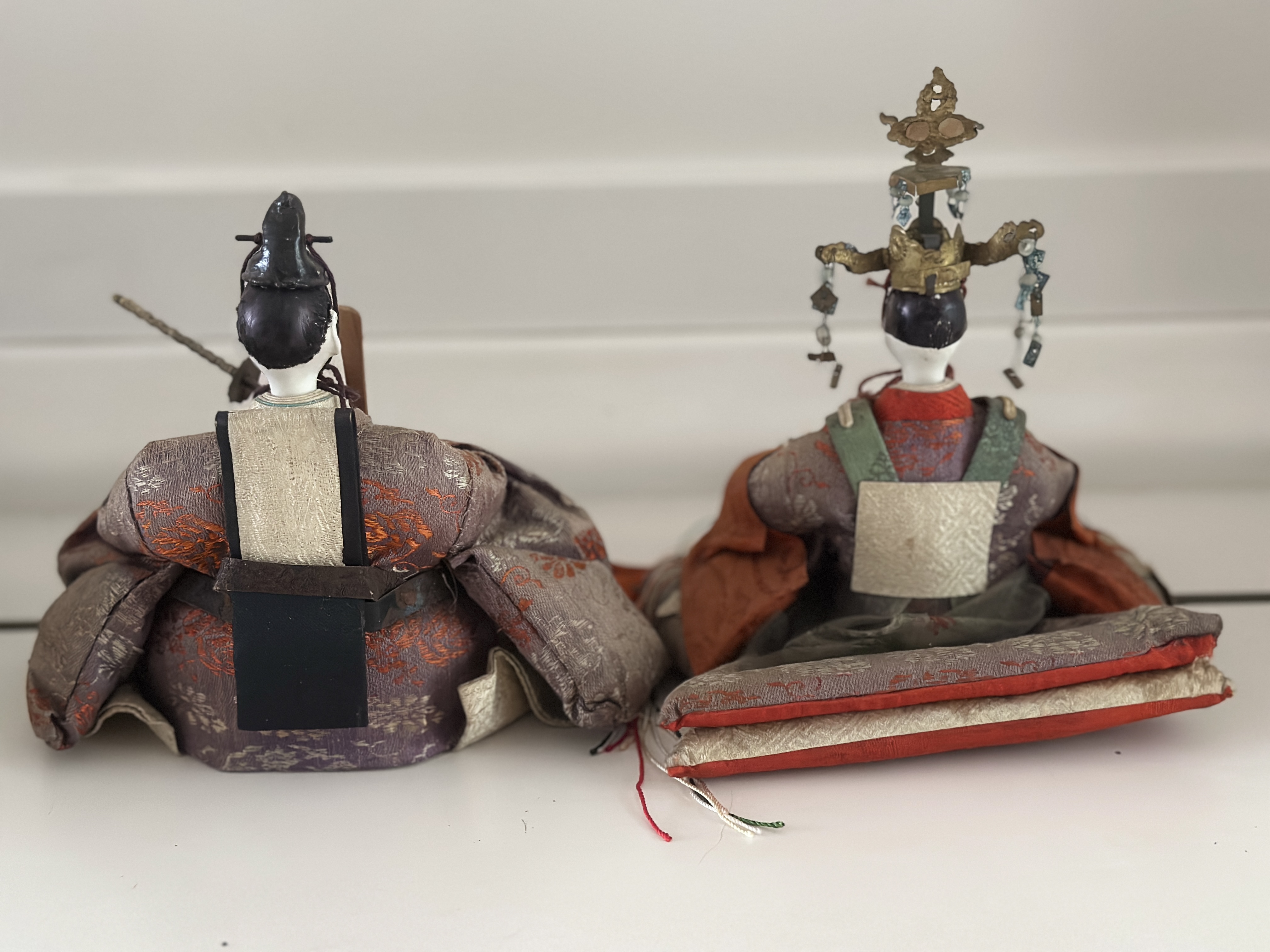 Keizerspaar, Kokin-bina poppen uit de EDO-periode ± 1900 Japan