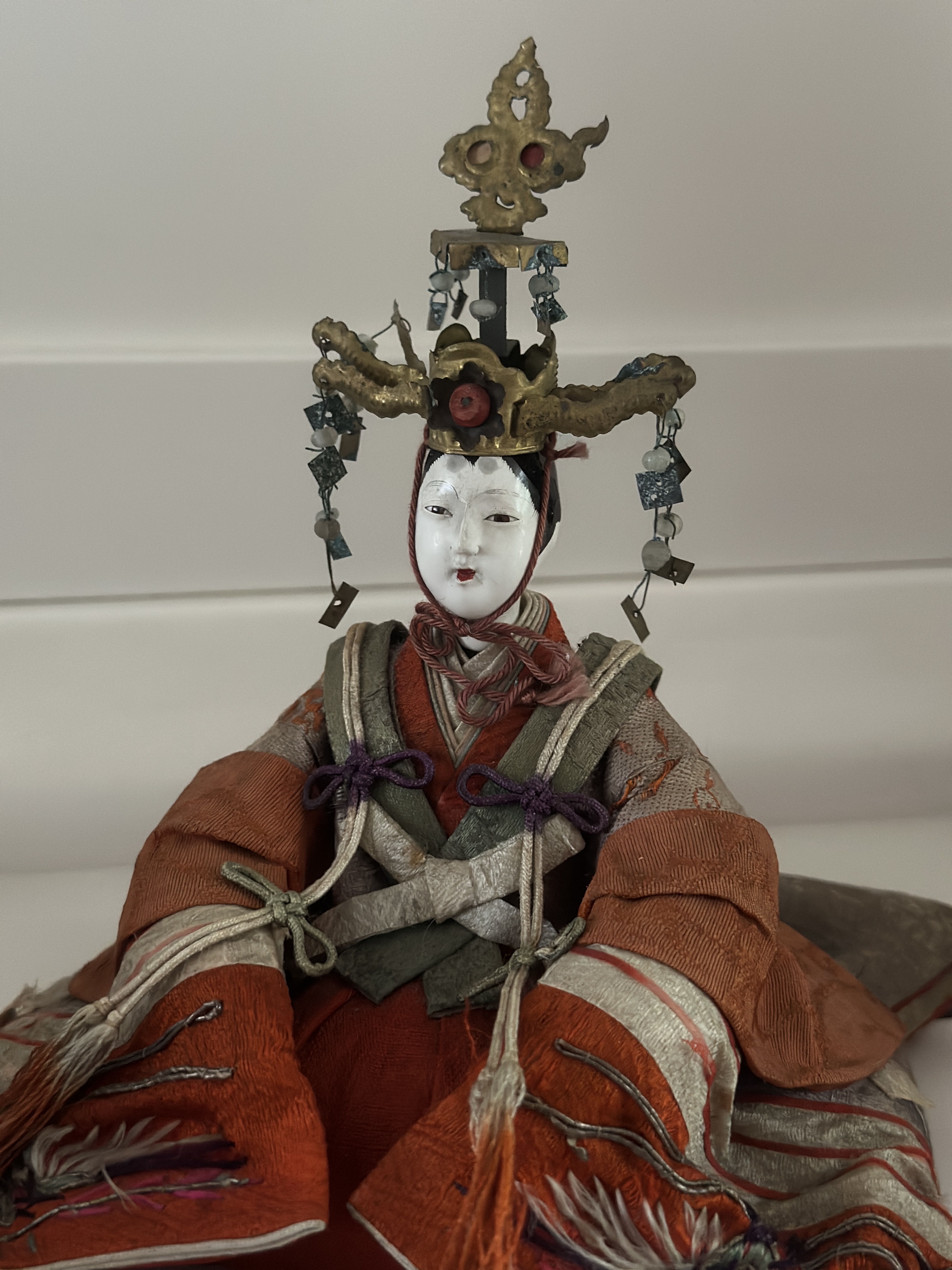 Keizerspaar, Kokin-bina poppen uit de EDO-periode ± 1900 Japan
