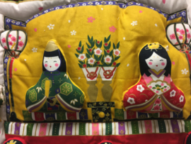 Unieke "Hina Matsuri Festival"  Wanddecoratie/kussen