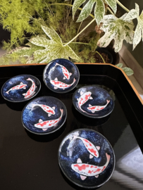 set van 6 soja kommetjes "Koi Karper"