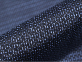Zijden heren kimono "Indigo blauw"