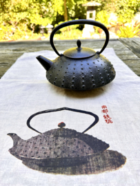 Antieke Japanse thee / waterketel "Tetsubin"
