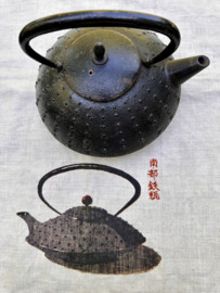 Antieke Japanse thee / waterketel "Tetsubin"