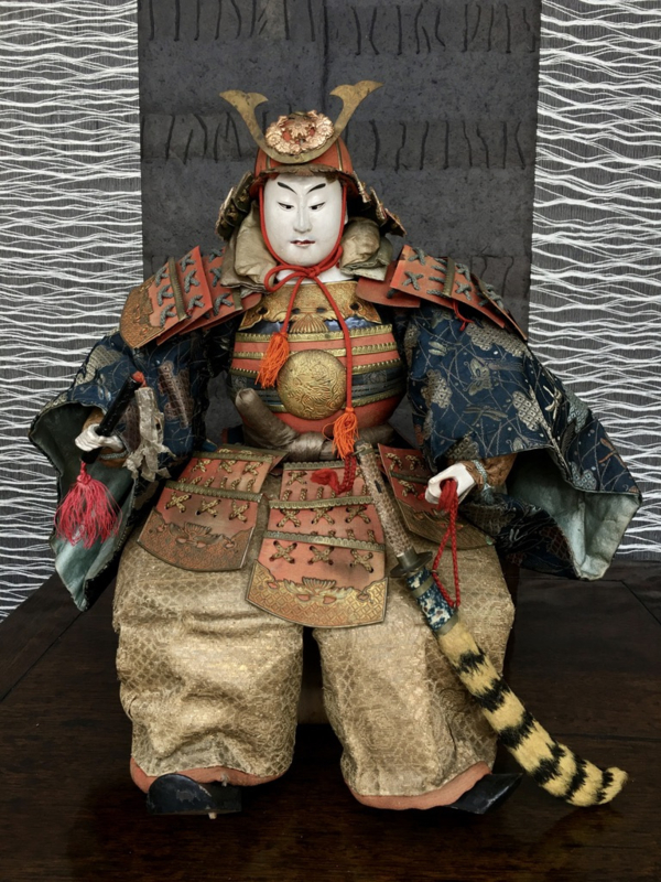 Antieke samuraï pop uit de EDO-Periode
