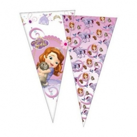 Disney Sofia the First snoep puntzak 20 x 40 cm. 10 st.