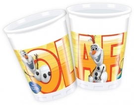 Disney Frozen Olaf bekertjes summer 8 st.