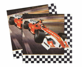 Formula Race servetten 33 x 33 cm. 20 st.