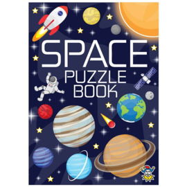 Space uitdeel mini puzzelboekje (Engelstalig) 10 x 14,3 cm.