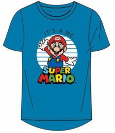 Super Mario Bros t-shirt turquoise mt. 104
