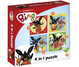 Bing puzzel 4in1 4-6-9-16 stukjes