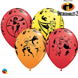 Disney The Incredibles ballonnen ø 30 cm. 6 st.