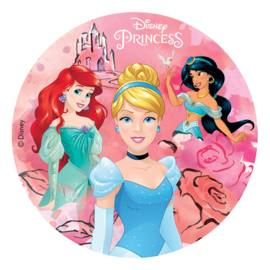 Disney Princess taart frosting decoratie ø 20 cm.