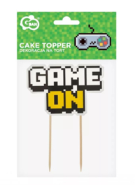 Game On taarttopper 14,5 cm