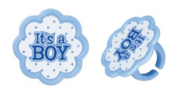 It's a boy cupcake ringen 6 st.