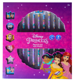 Disney Princess kleurpotlood met gum 10 st.