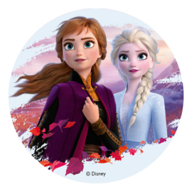 Disney Frozen 2 ouwel taart decoratie ø 20 cm. E
