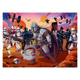 Star Wars The Mandalorian puzzel De Krachtmeting 200 stukjes XXL