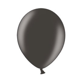 Ballon metallic zwart ø 30 cm. 10 st. (Belbal)