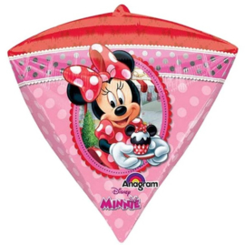 Disney Minnie Mouse folieballon Diamondz 38 x 43 cm.