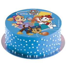 Paw Patrol eetbare taart decoratie ø 15,5 cm