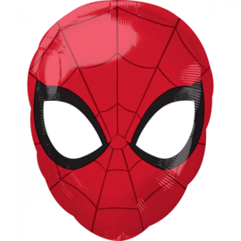 Spiderman folieballon face 30 x 43 cm.