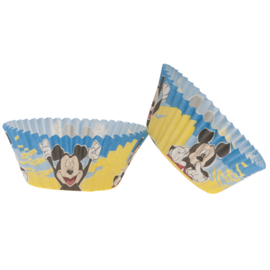 Disney Mickey Mouse cupcake vormpjes 25 st.