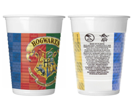 Harry Potter bekertjes Hogwarts Houses 200 ml. 8 st.