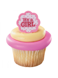 It's a girl cupcake ring 6 st.