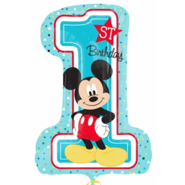 Disney Mickey Mouse 1st Birthday folieballon XL
