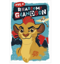 Disney The Lion Guard verjaardagskaart kleinzoon (pop-up)