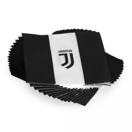 Juventus servetten 33 x 33 cm. 20 st.