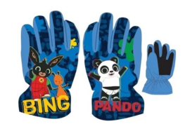 Bing en Pando ski handschoenen licht blauw 5-6 jaar