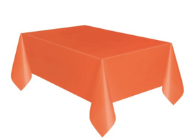Oranje tafelkleed 137 x 274 cm.