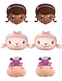 Disney Doc McStuffins maskers 6 st.