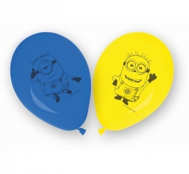 Lovely Minions ballonnen 8 st.