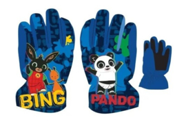 Bing en Pando ski handschoenen donker blauw 5-6 jaar