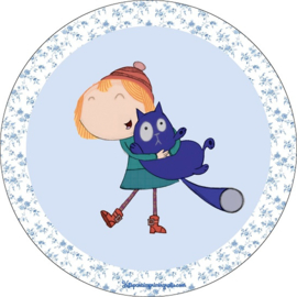 Peg and Cat taart en cupcake decoratie