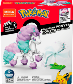 Pokémon Galarian Ponyta Mega Construx 64-delig