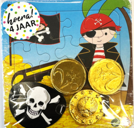 Piraten Traktatie 5-delig (met traktatiesticker naar keuze)