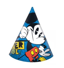 Disney Mickey Mouse feesthoedjes Super Cool 6 st.