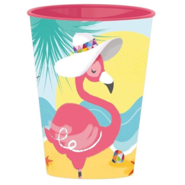 Flamingo drinkbeker 260 ml.