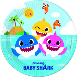 Baby Shark taart decoratie